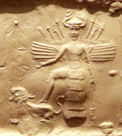 Ishtar on an Akkadian Seal