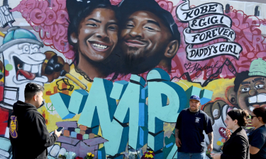 Kobe Bryant & His Daughter Gianna, Grafitti Art