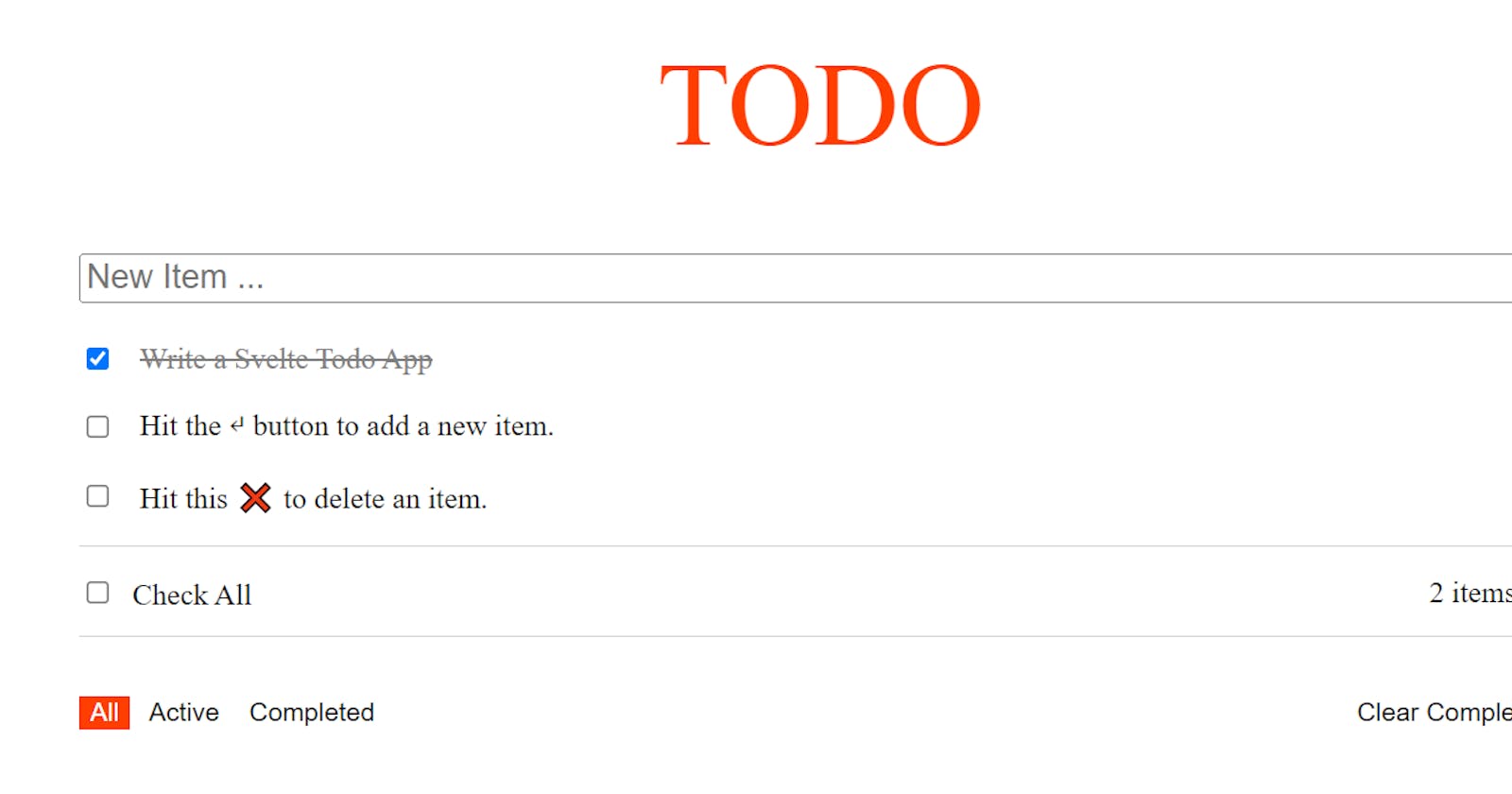 How to build your own Todo App with SvelteJS?