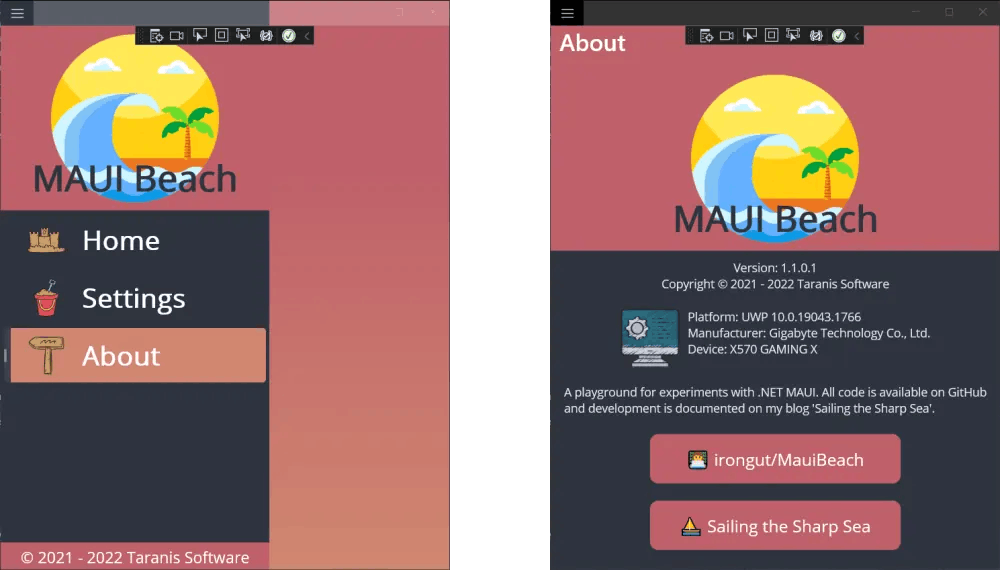 MAUI Beach Screenshots