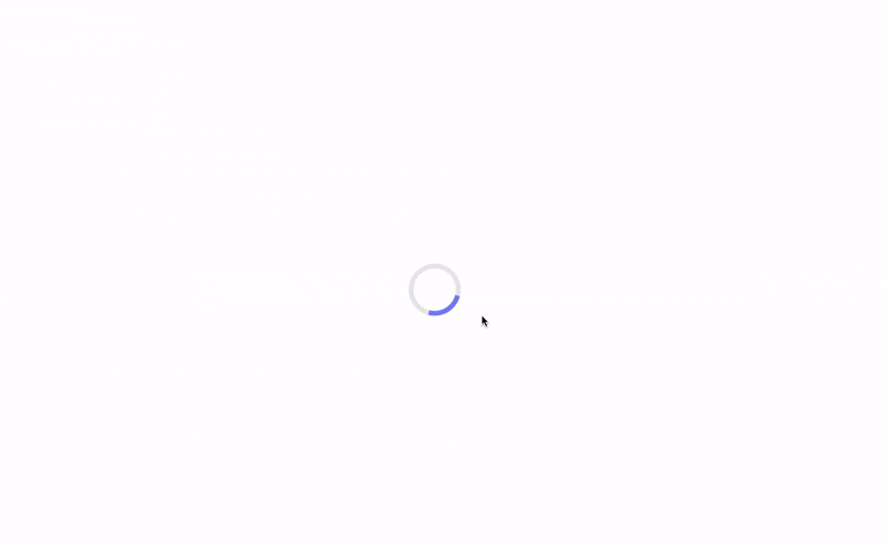 Final output of How To Create A Donut Spinner With HTML and CSS
