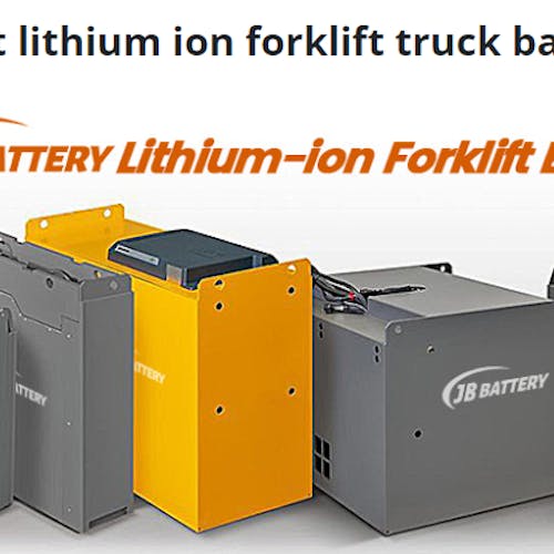 48 volt lithium ion forklift battery's photo