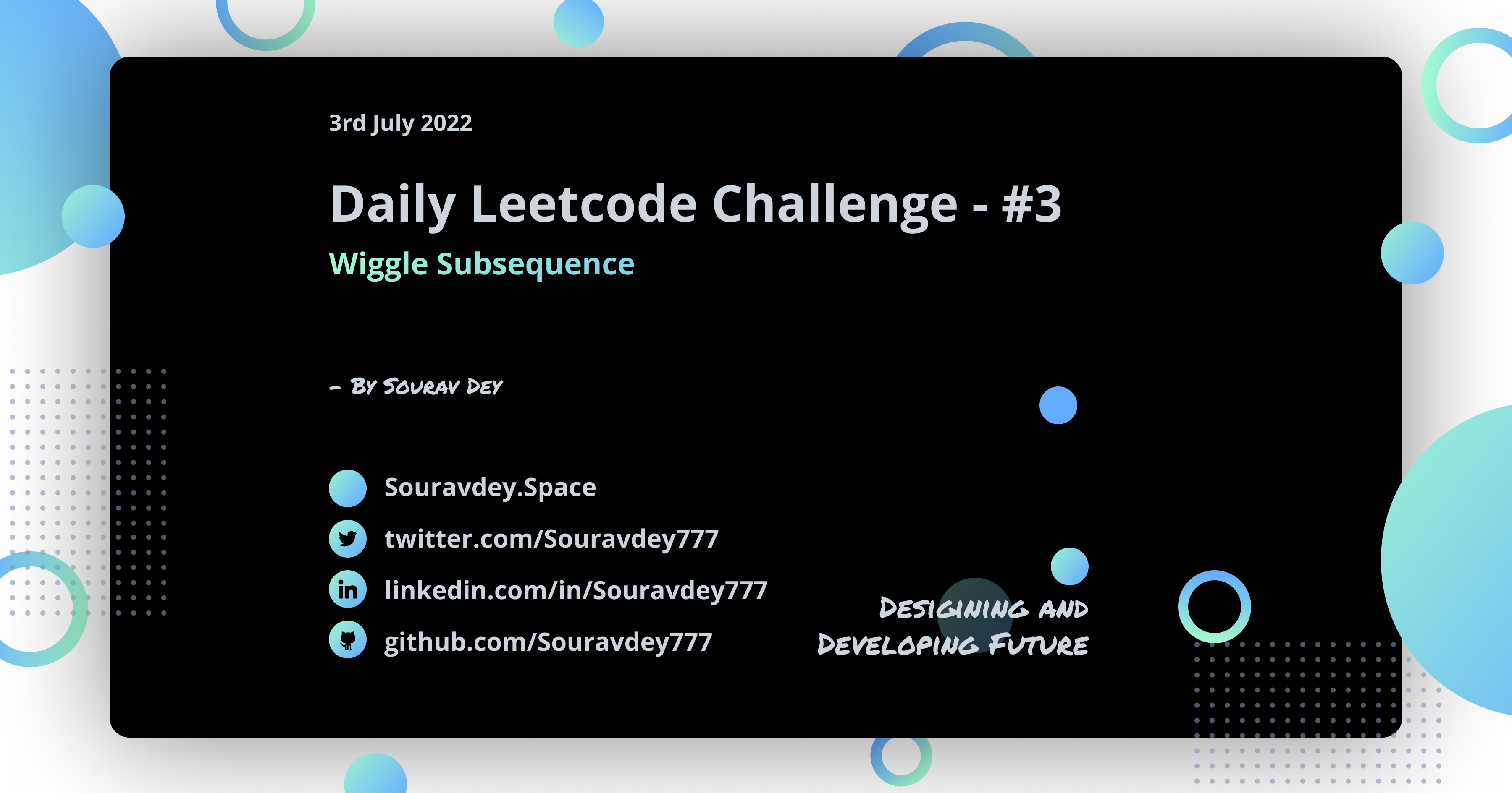 LeetCode #376: Wiggle Subsequence