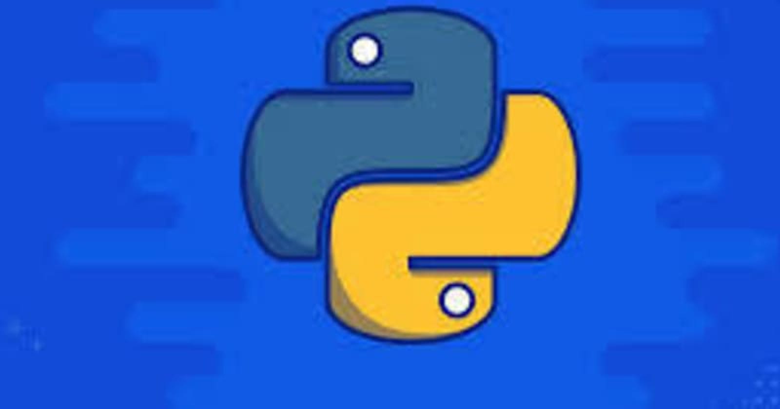 Learning Python #1 - The beginning...