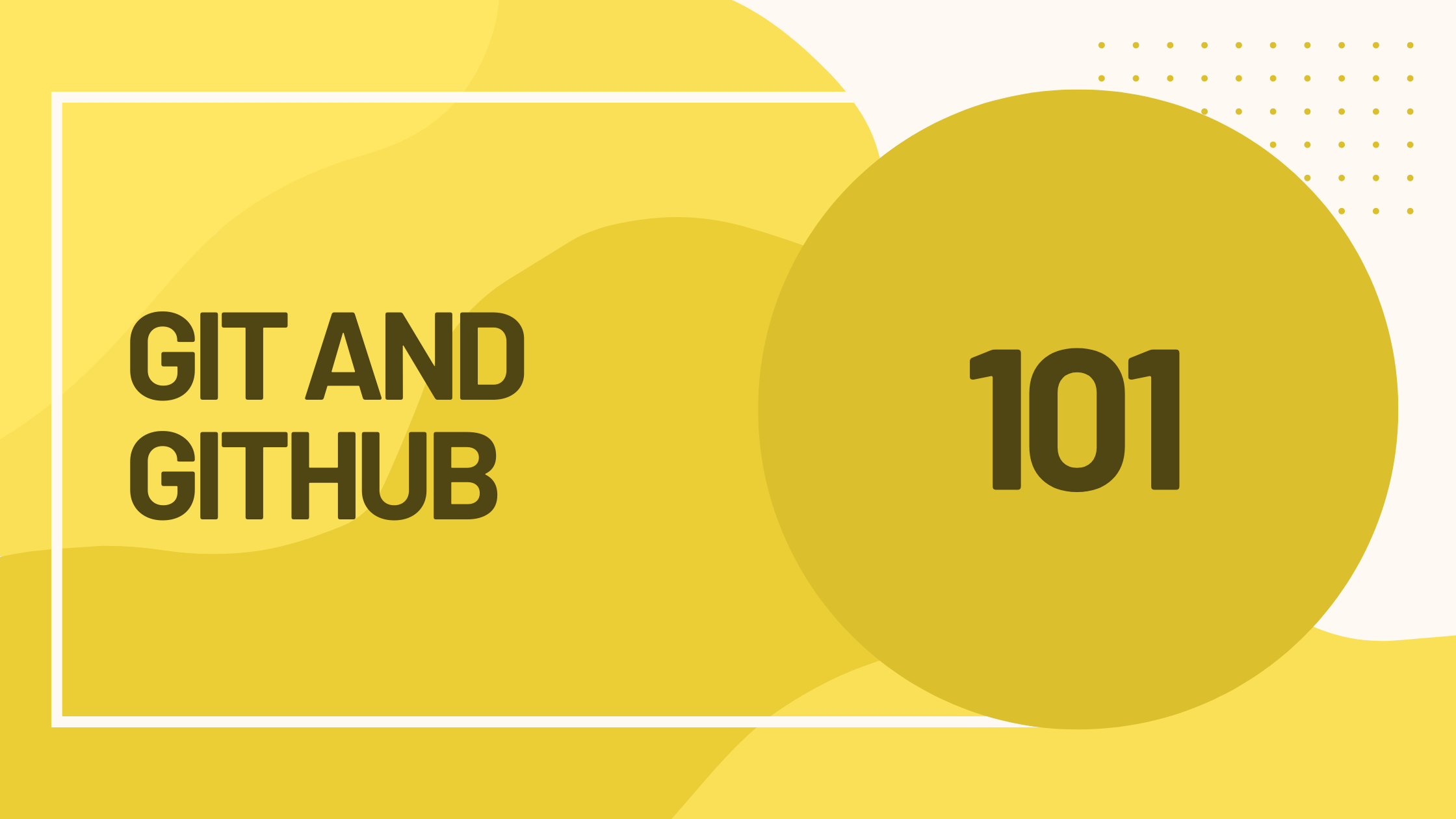 Git and Github 101