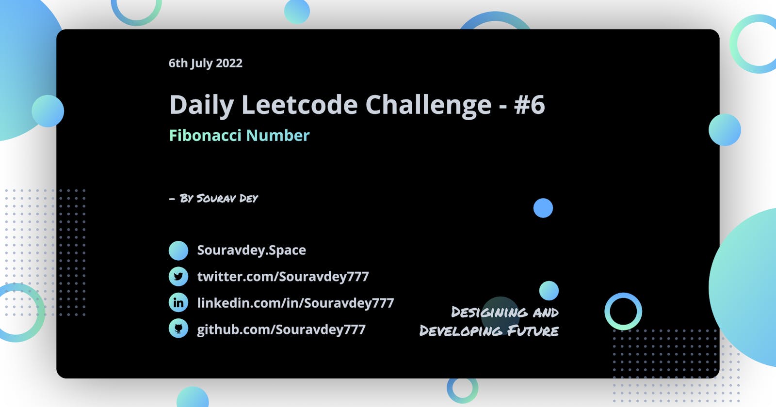 LeetCode Question - 509. Fibonacci Number 🤪