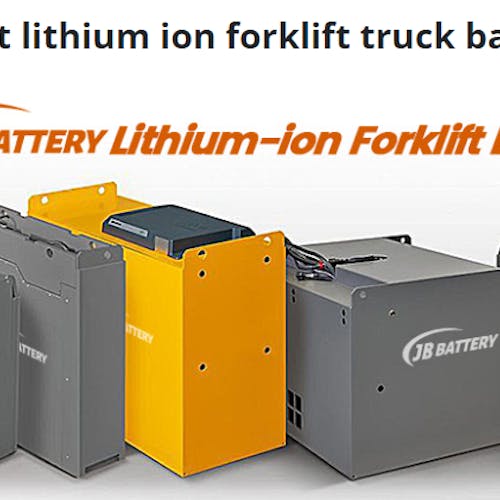 80 volt lithium ion forklift battery's photo