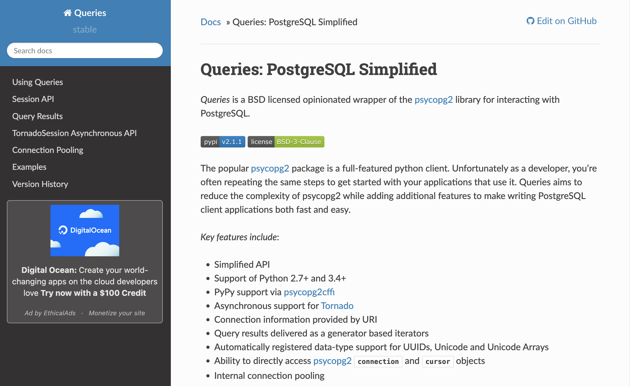 How To: Use the Queries Library with Tornado in Python