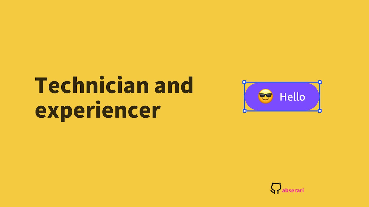 Technician and experiencer