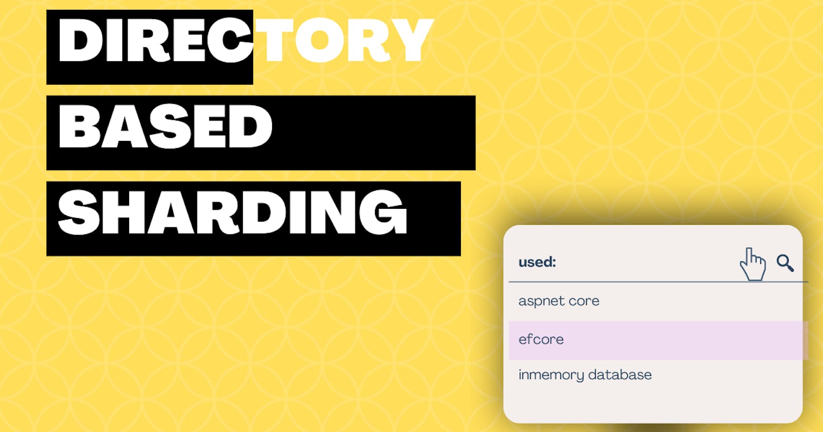 Directory-Based / Dynamic sharding