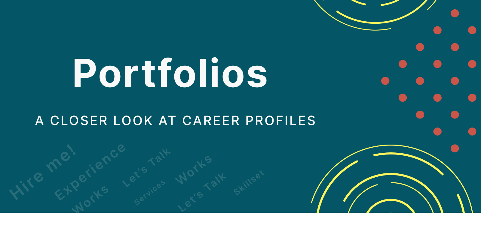 Portfolio Bureau: Designing Five Career Profiles