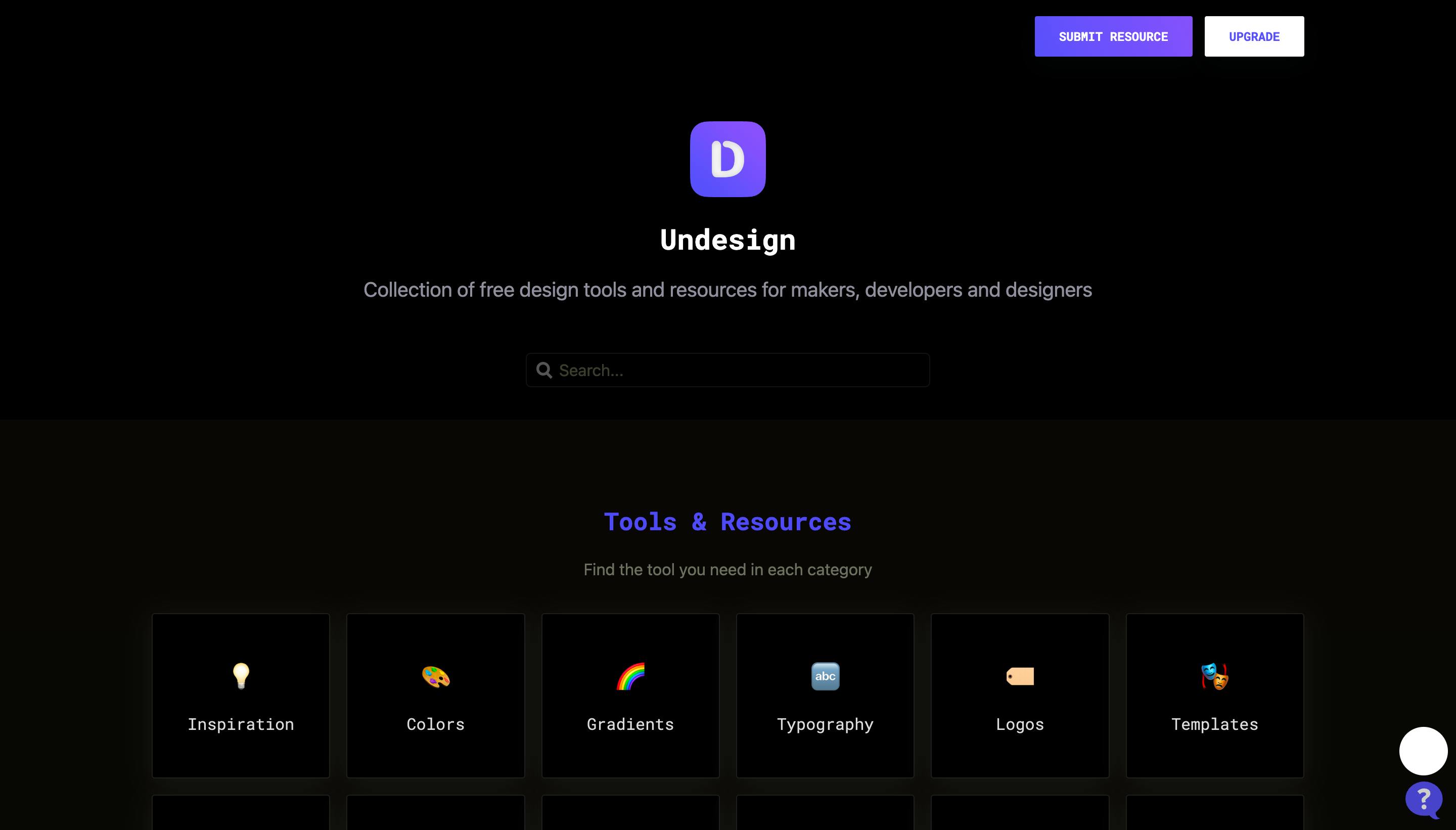 Undesign _ Collection of free design tools and resources for makers, developers and designers.png