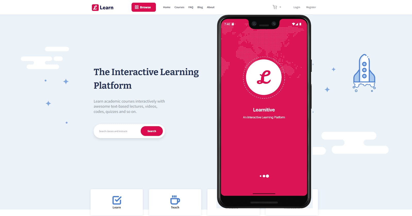 Mobile App for Learnitive.com