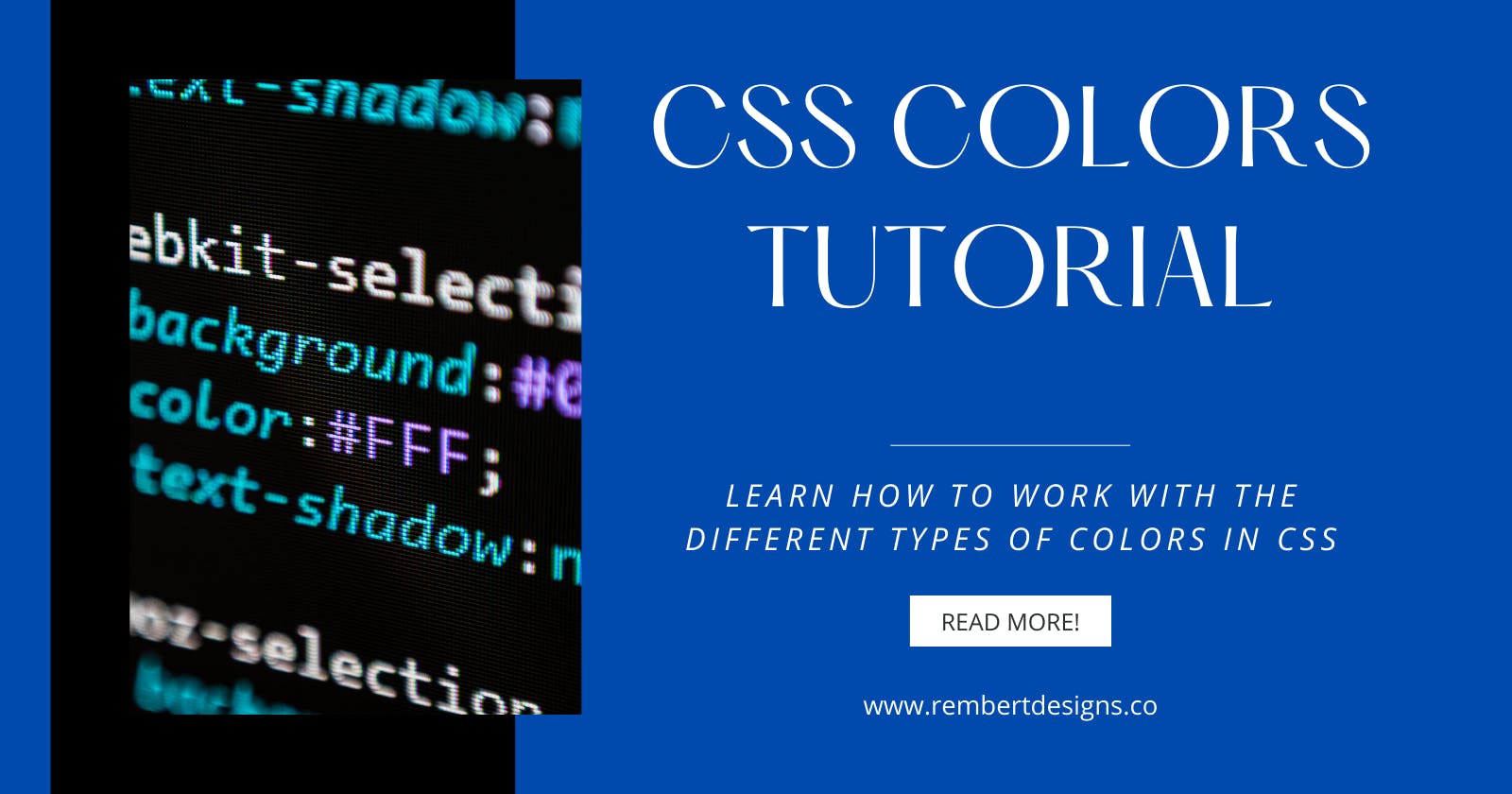 CSS Colors Tutorial