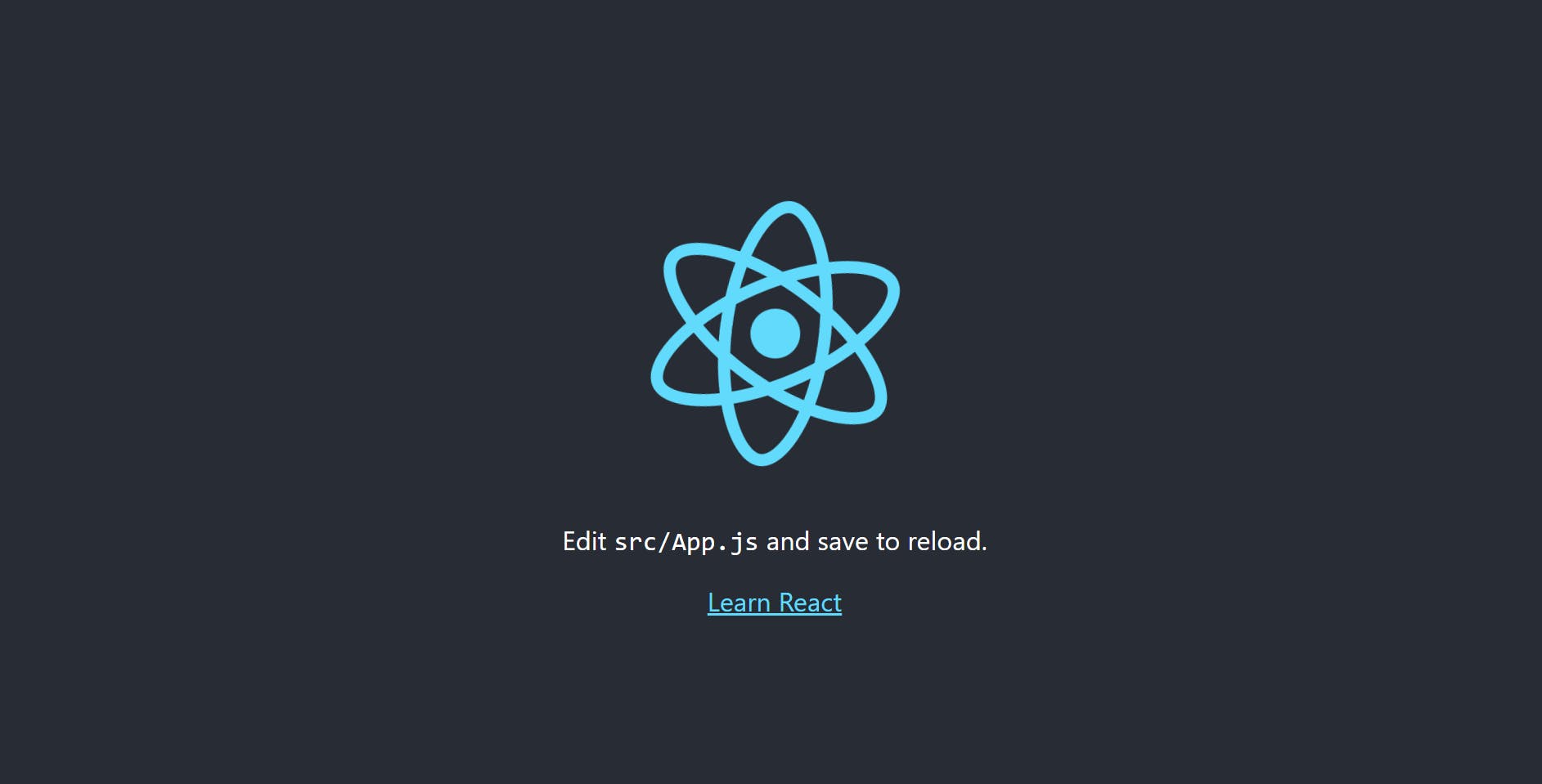 Initial react project template