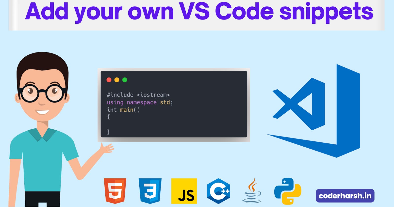 Add your own VS Code snippets in 5 seconds