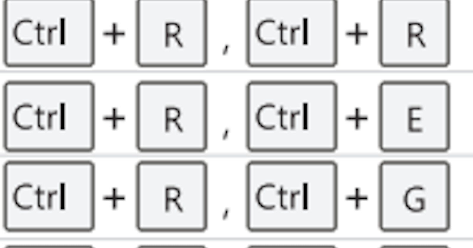 Visual Studio Keyboard Shortcuts