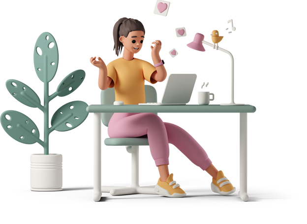 casual-life-3d-excited-young-woman-receiving-like-notifications-on-her-laptop.png