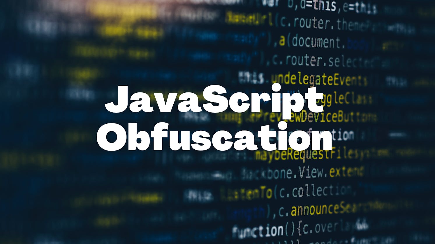 Obfuscate JavaScript code using Node.js