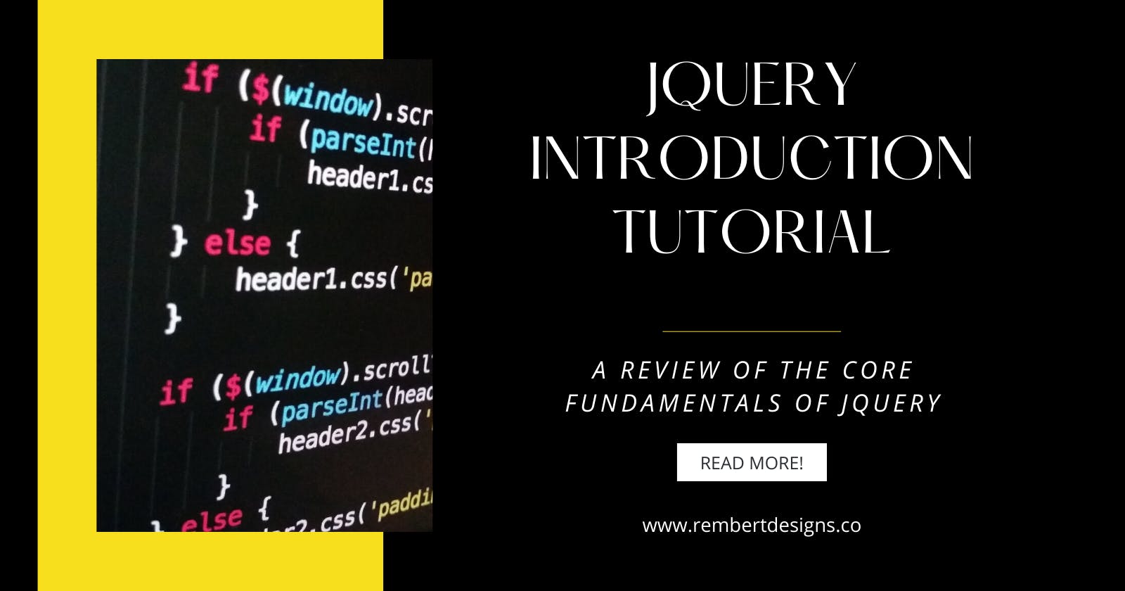 JQuery Introduction Tutorial