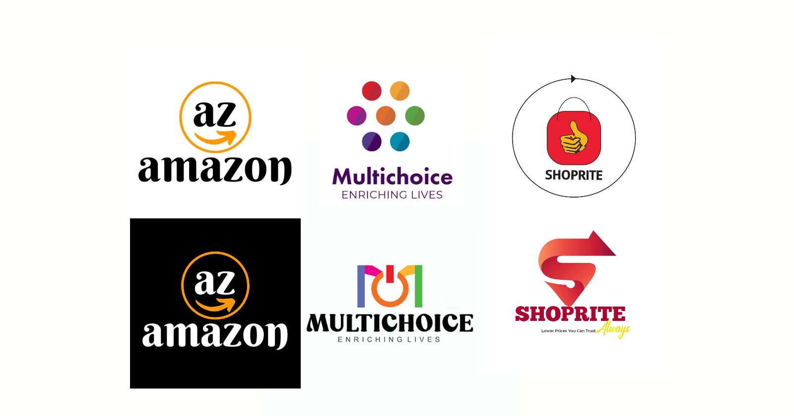Redesigning Popular brands logo