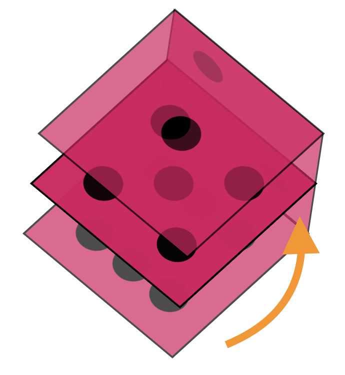 Side number two CSS dice