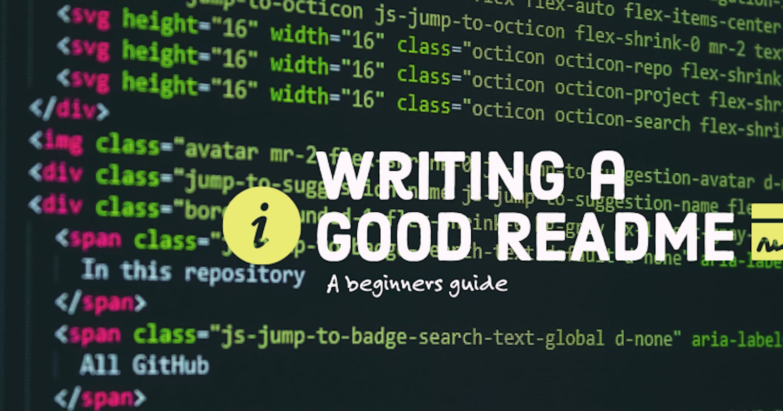 How to write a good README for your project