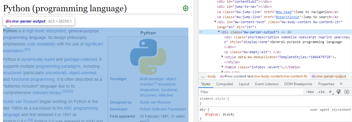 Web Scraping In Python Using Beautifulsoup