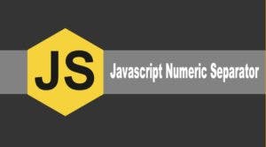 numeric separators in javascript