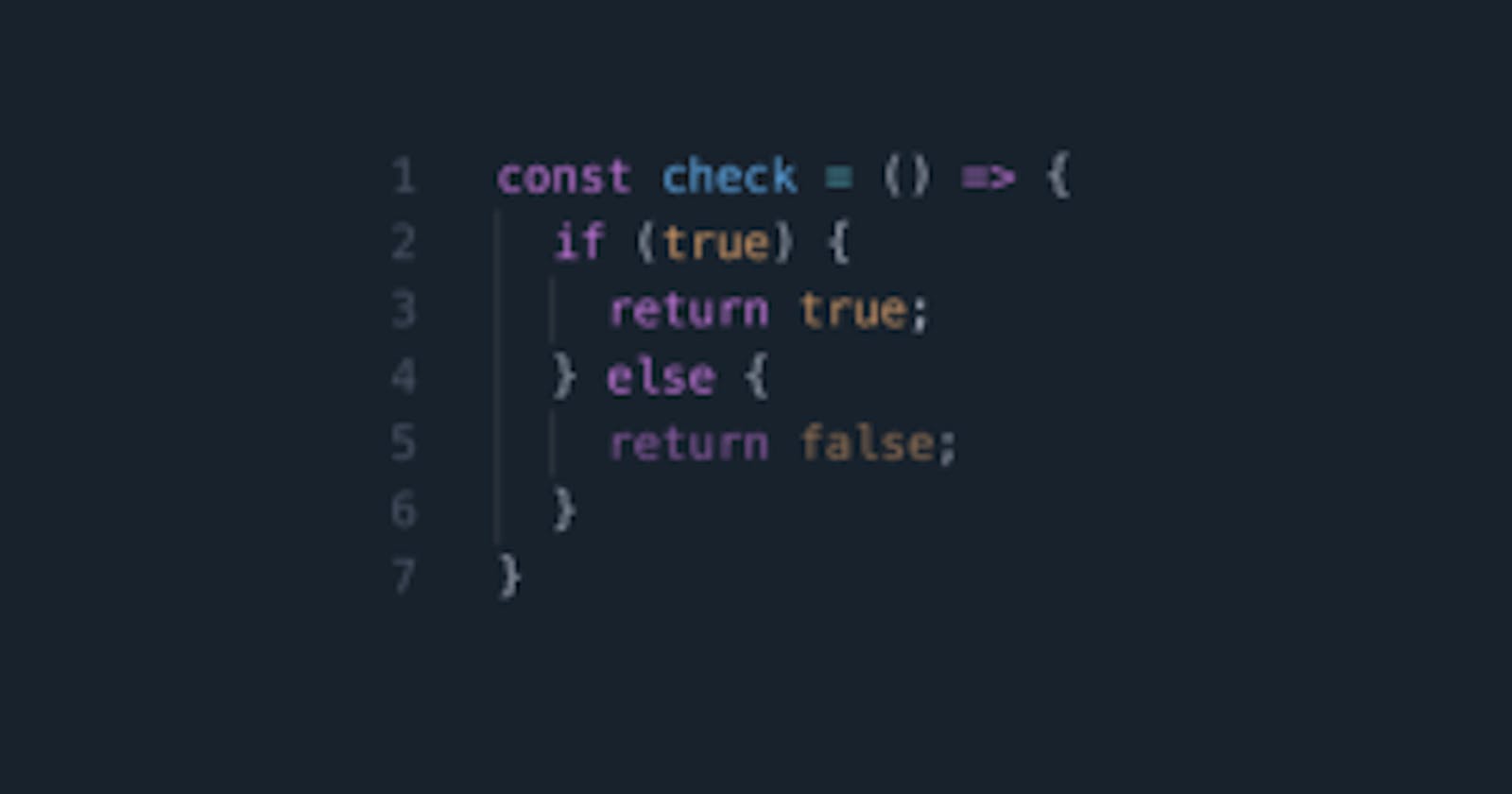 Writing better conditional expressions in JavaScript