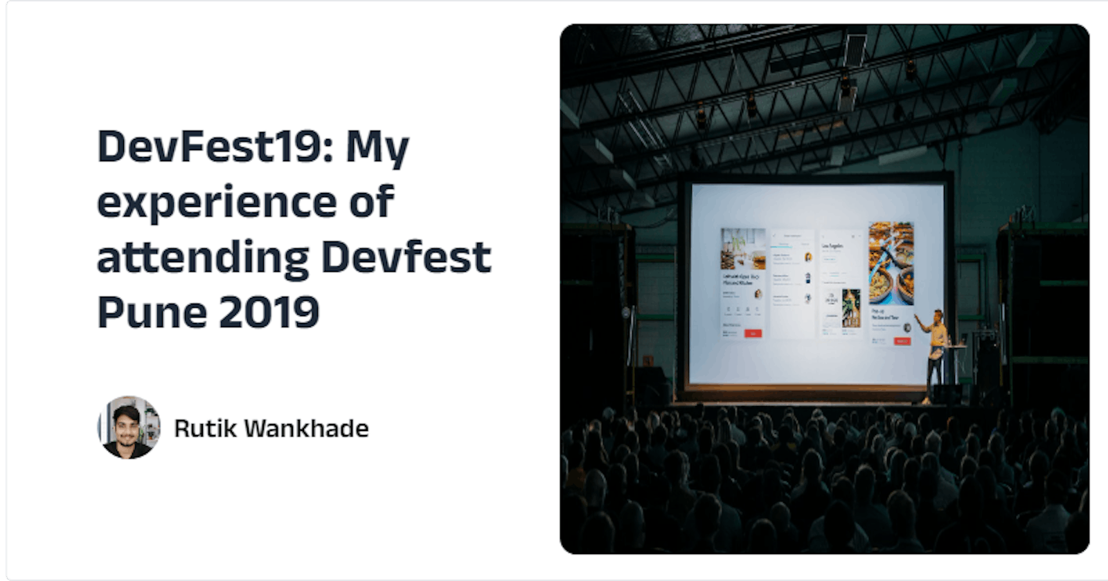 DevFest19: My experience of attending Devfest Pune 2019