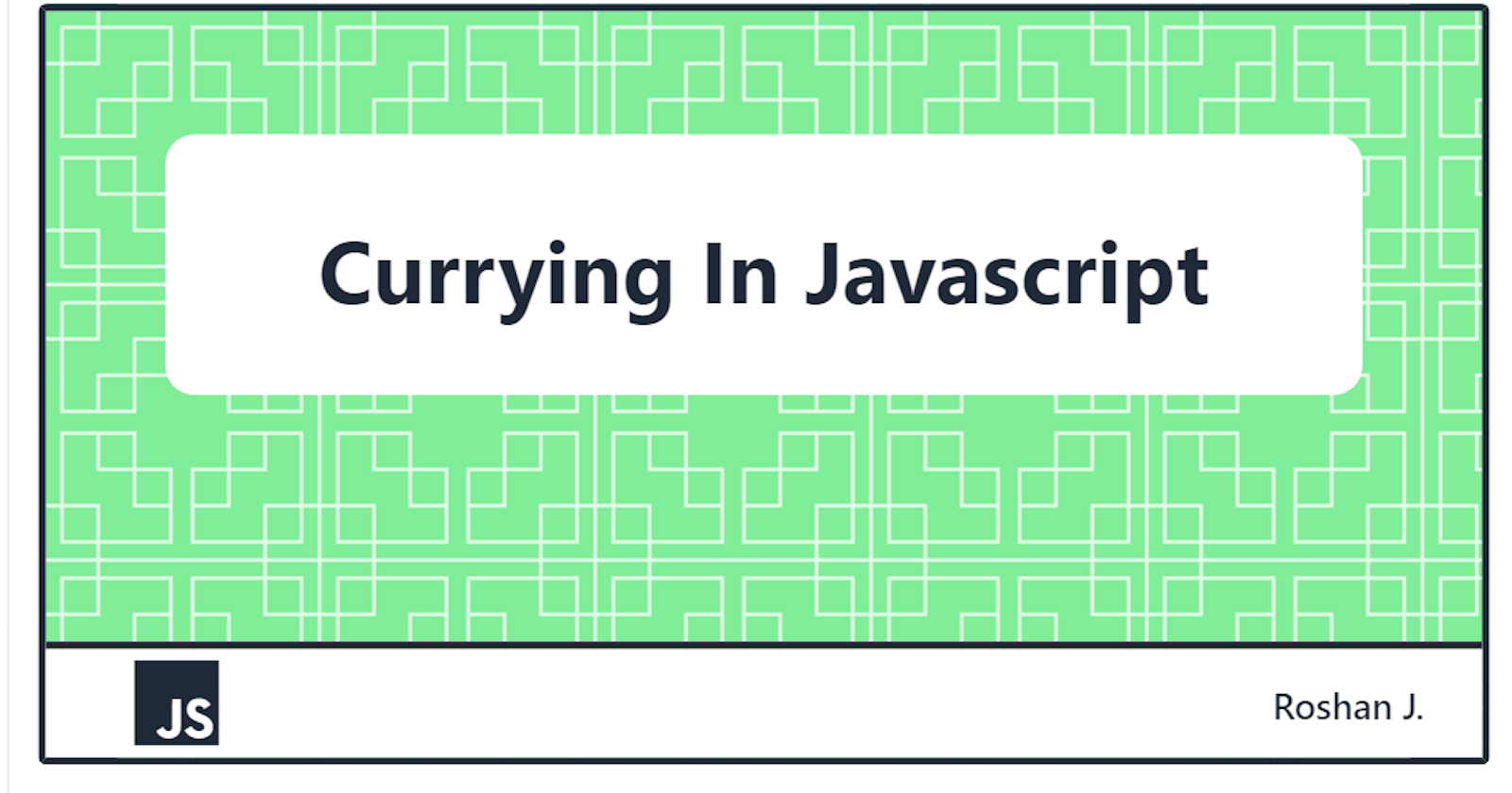 Currying in Javascript