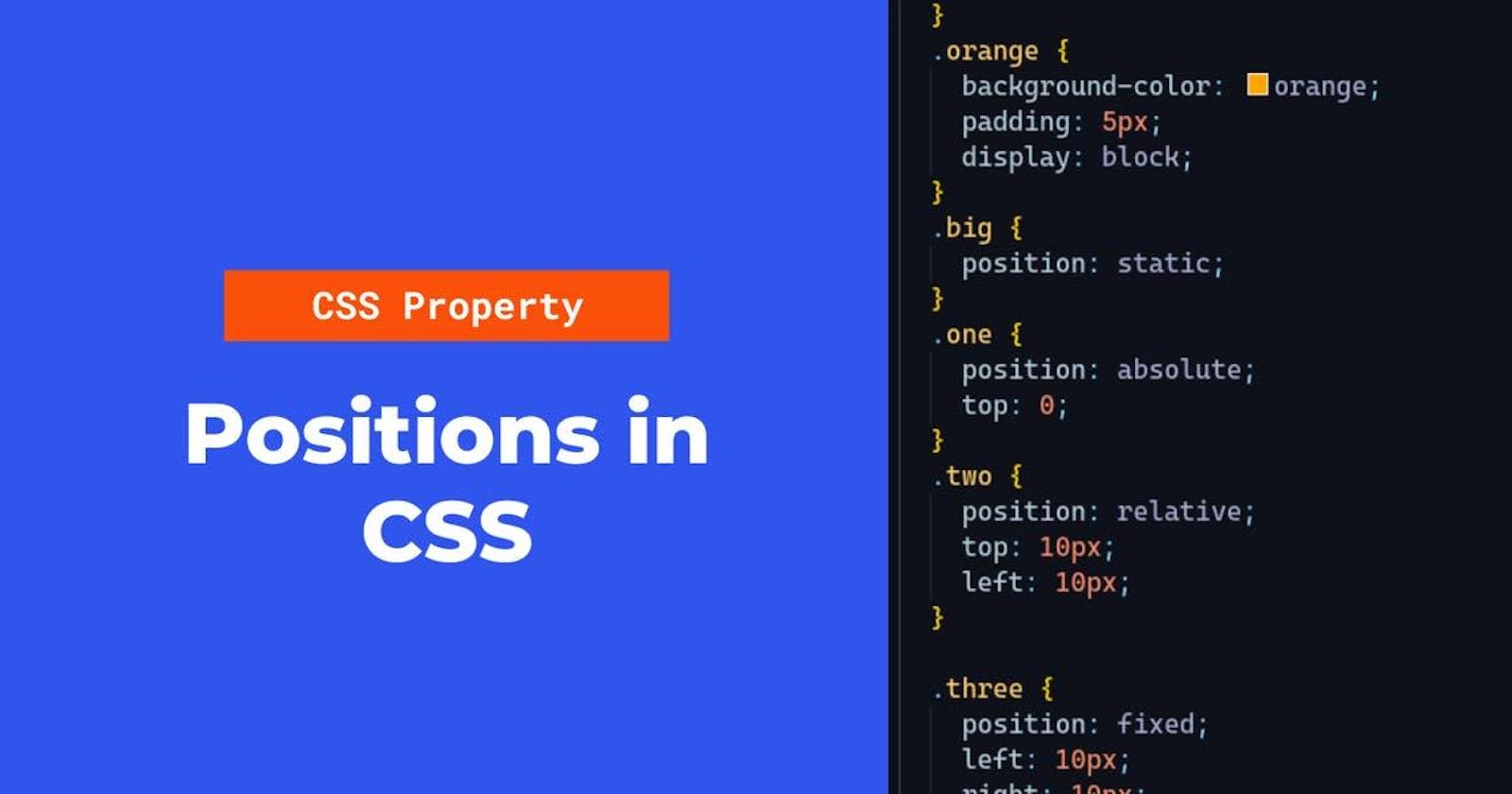 All About CSS Position Property.