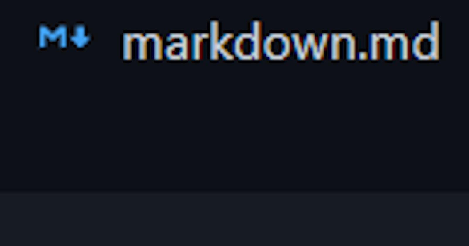 Everything you need to know while writing markdown .md