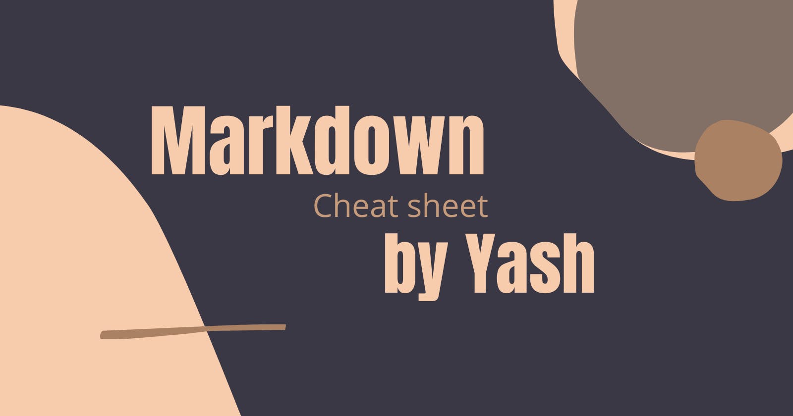 Markdown - Cheat Sheet