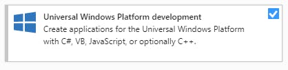 Universal Windows Platform workload