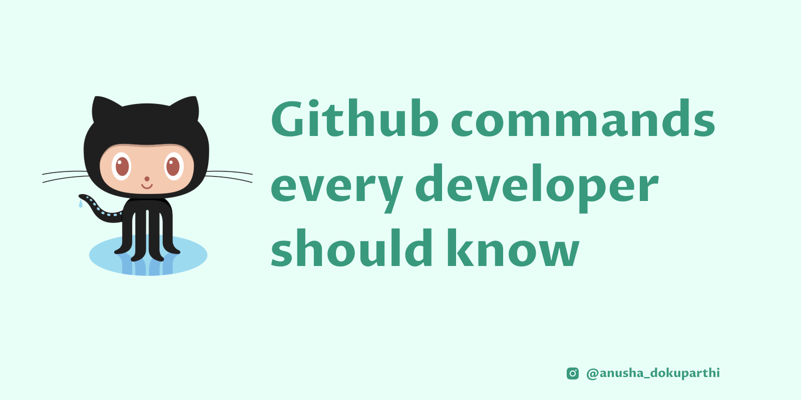 Cheat sheet for GitHub commands