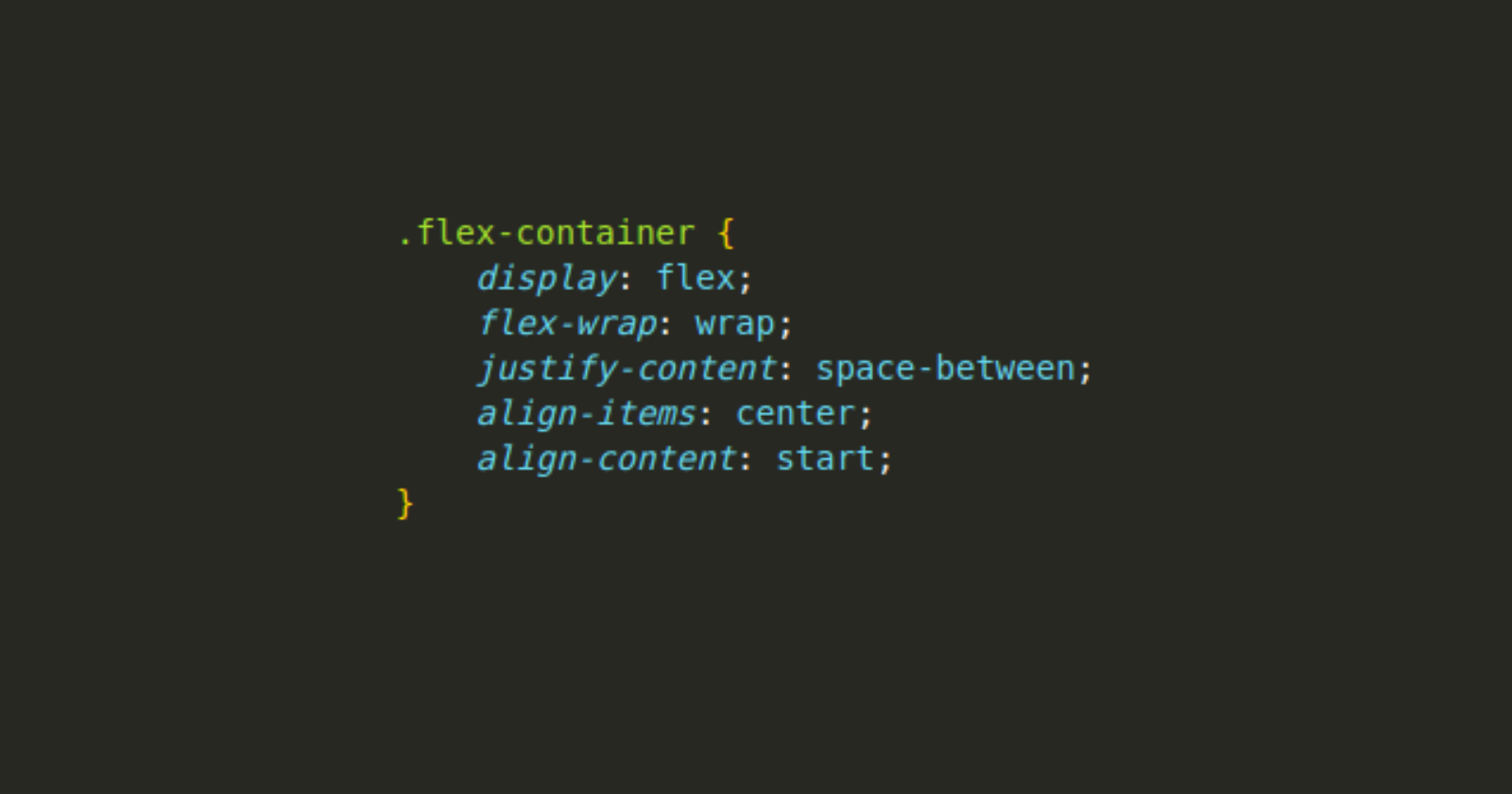 Which one should you use? justify/align-content, items or self?