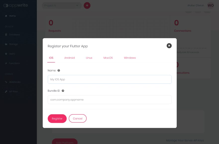 Add Flutter Platform