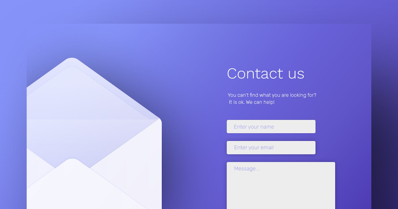 Static website forms