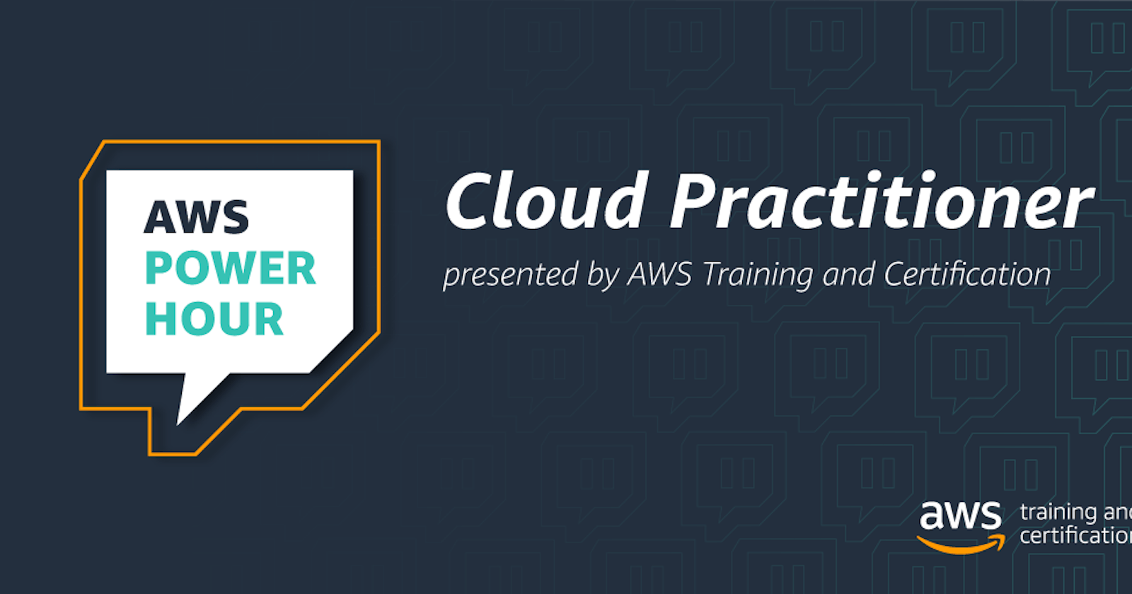 Join us live on Twitch
Get trained on AWS Cloud essentials—free on Twitch