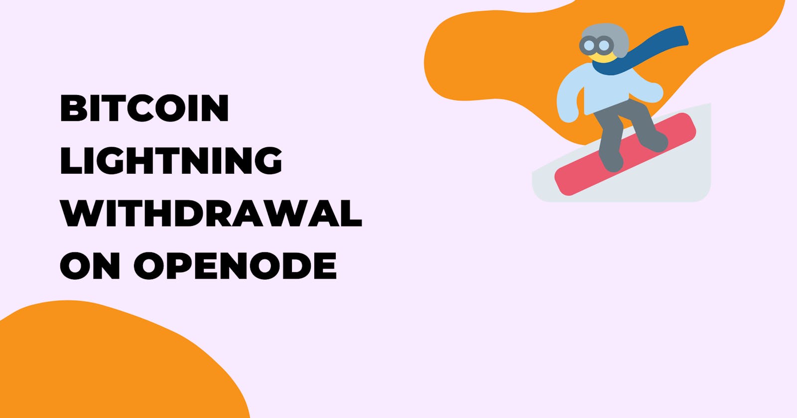 Initiate Bitcoin Lightning withdrawals on OpenNode API