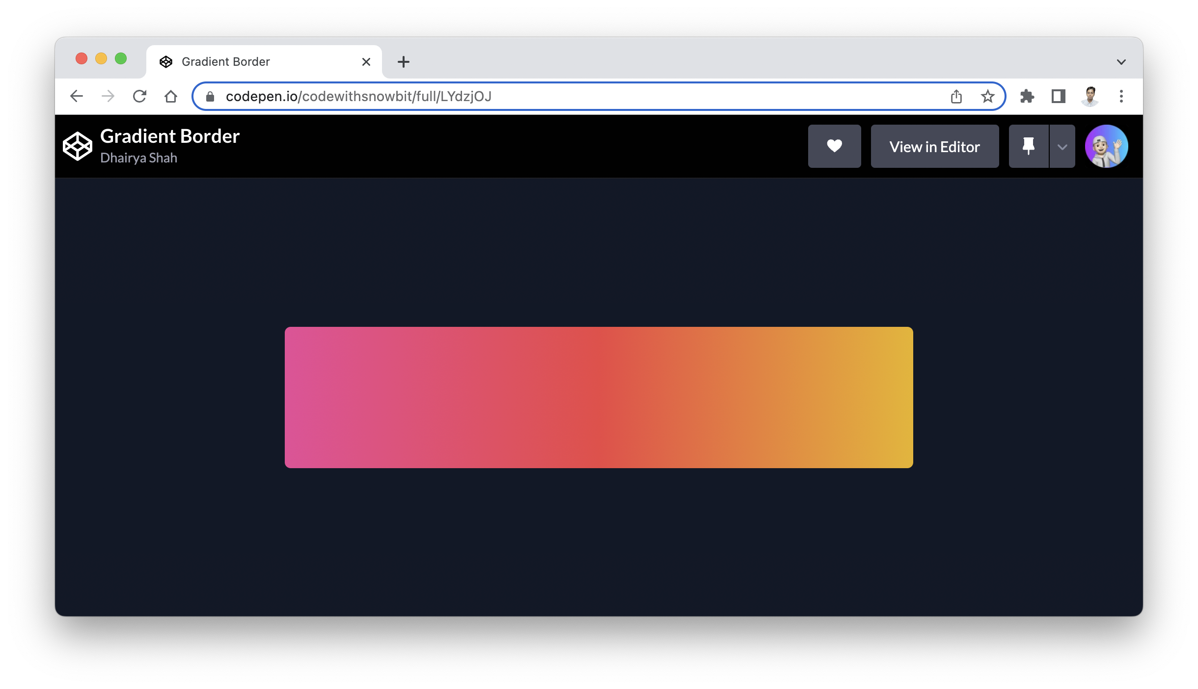 Tận dụng Gradient Border để thêm chút màu sắc tươi mới và thu hút sự chú ý cho các vị trí nhất định của trang web của bạn. Điểm nhấn mới sẽ giúp cho khách hàng dễ dàng nhận ra các thông tin quan trọng của bạn.