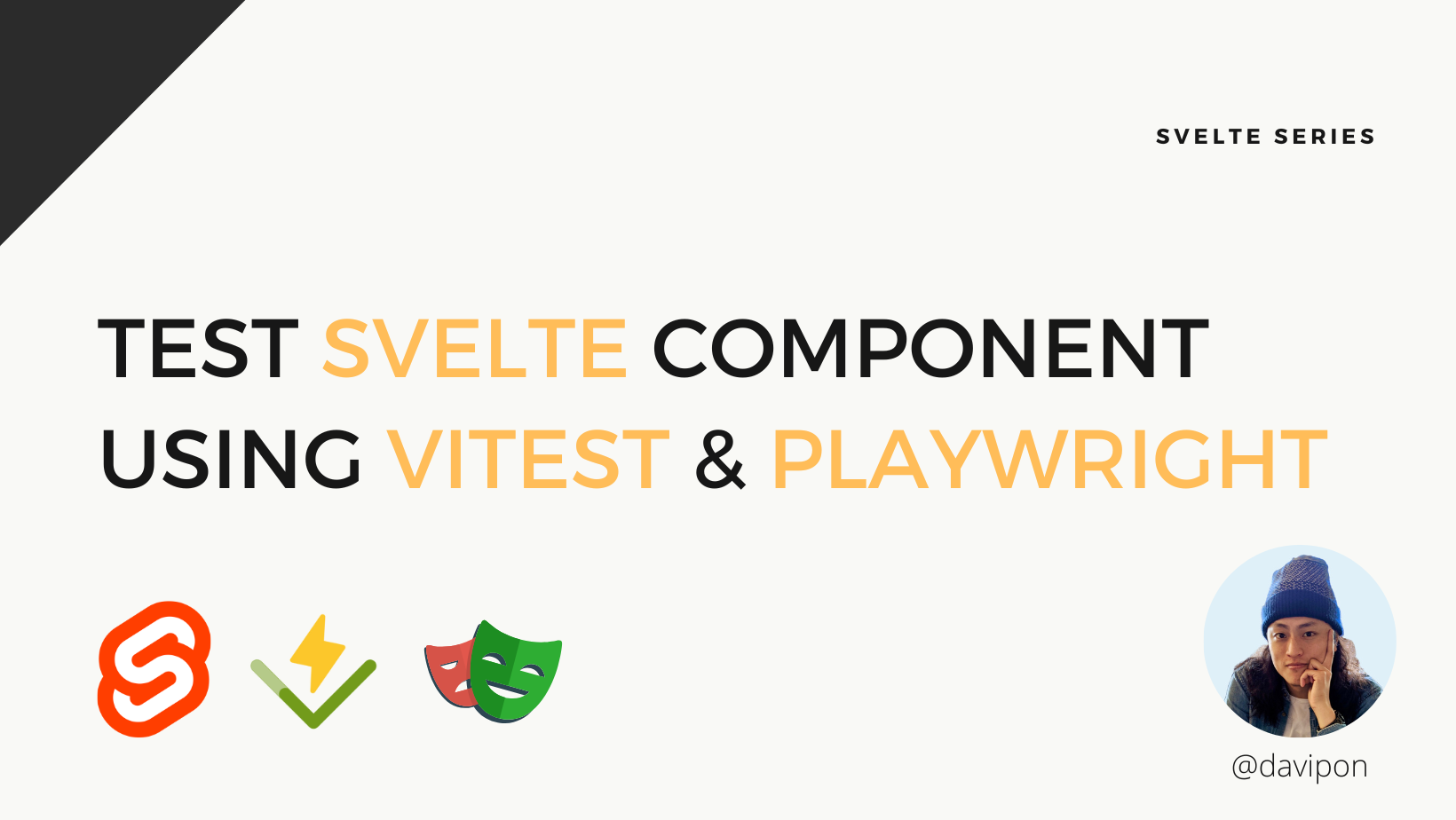 Test Svelte Component Using Vitest & Playwright