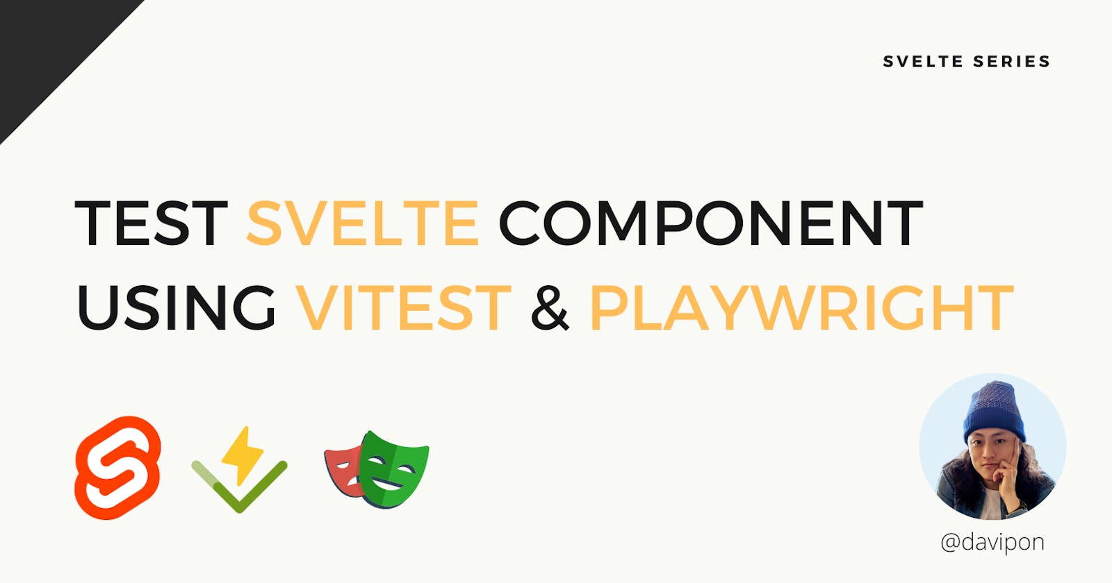 Test Svelte Component Using Vitest & Playwright
