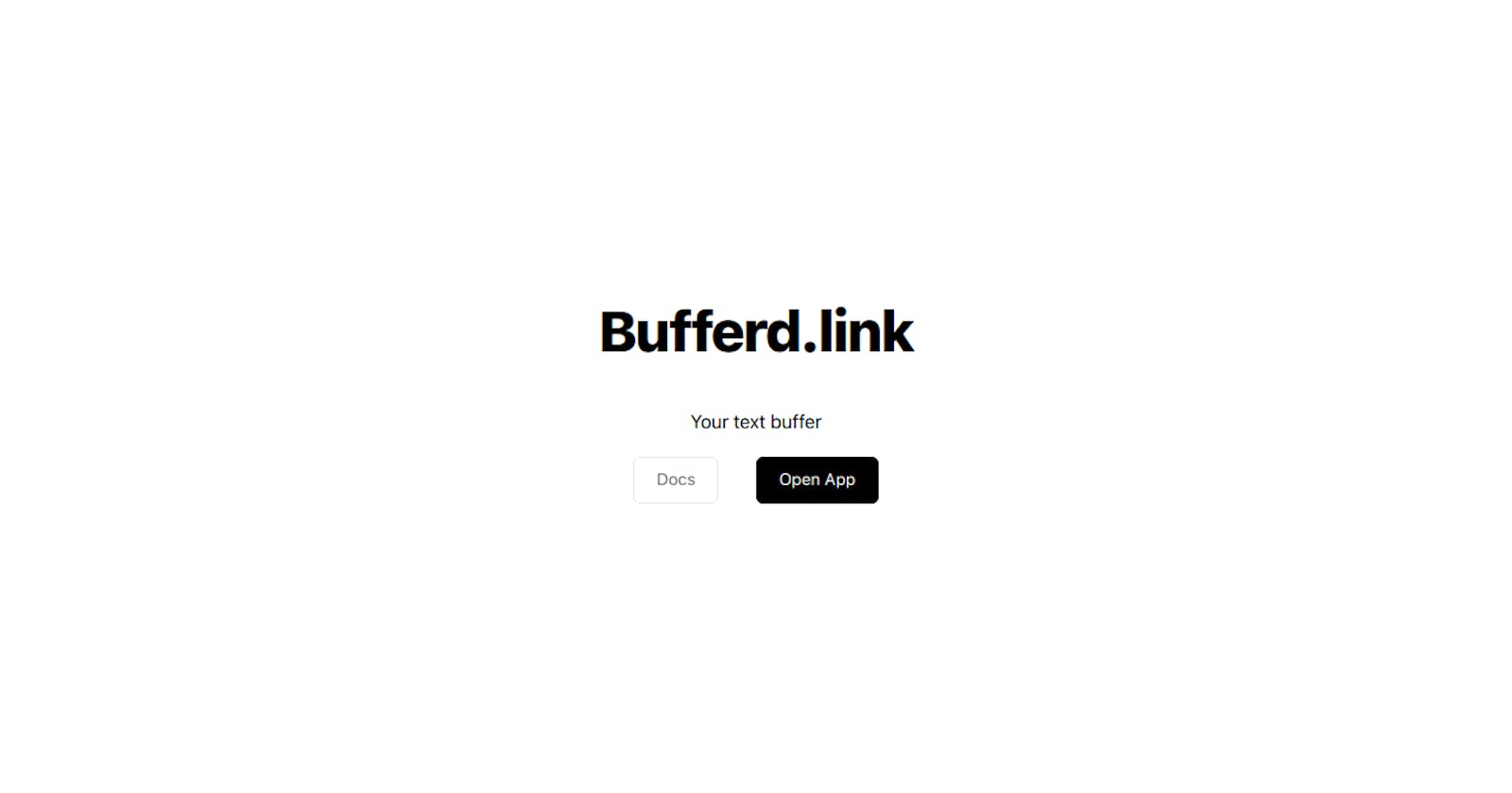 Introducing Buffered.link