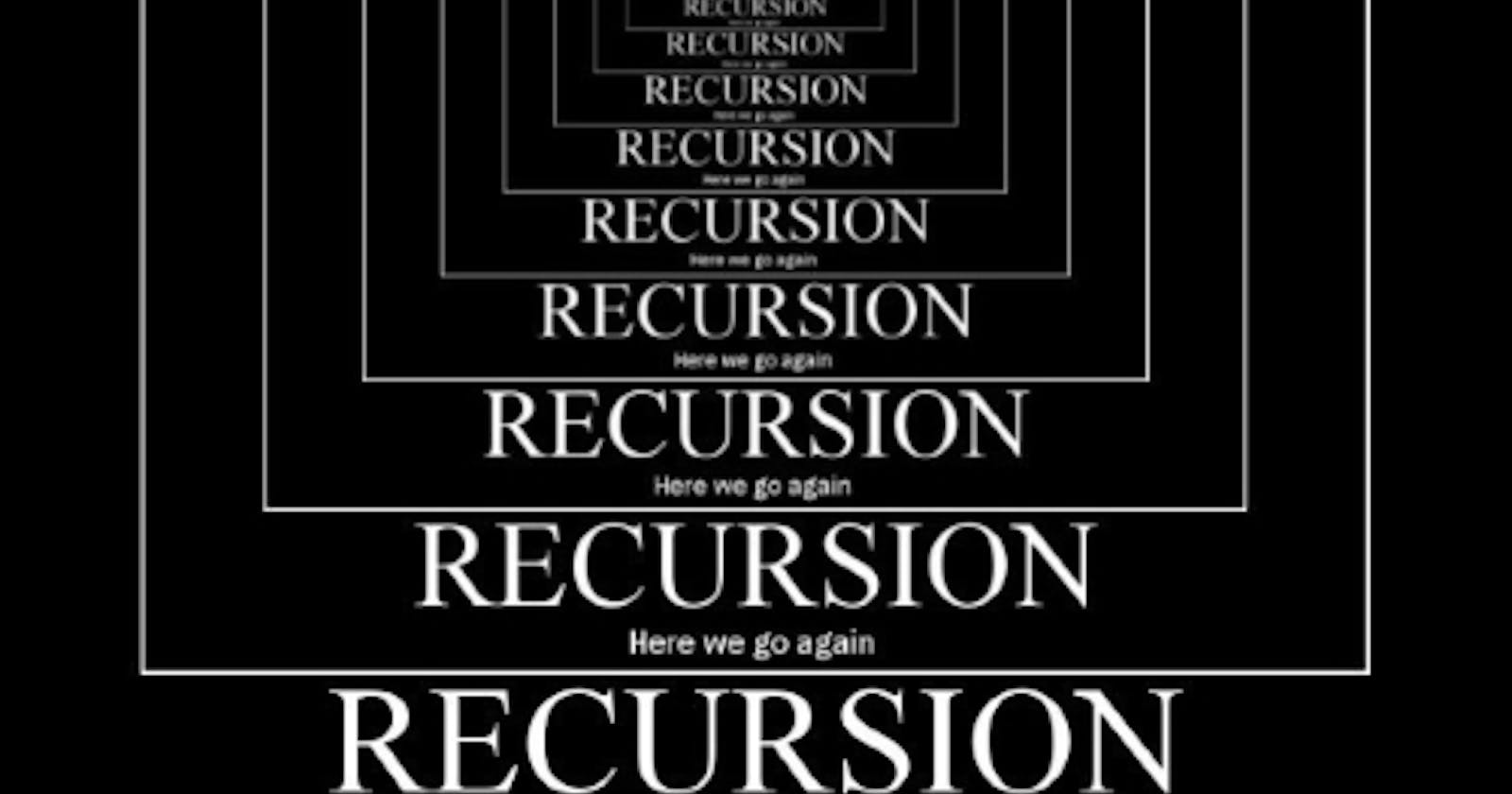 "Tail Recursion" -  The most unexplored topic.