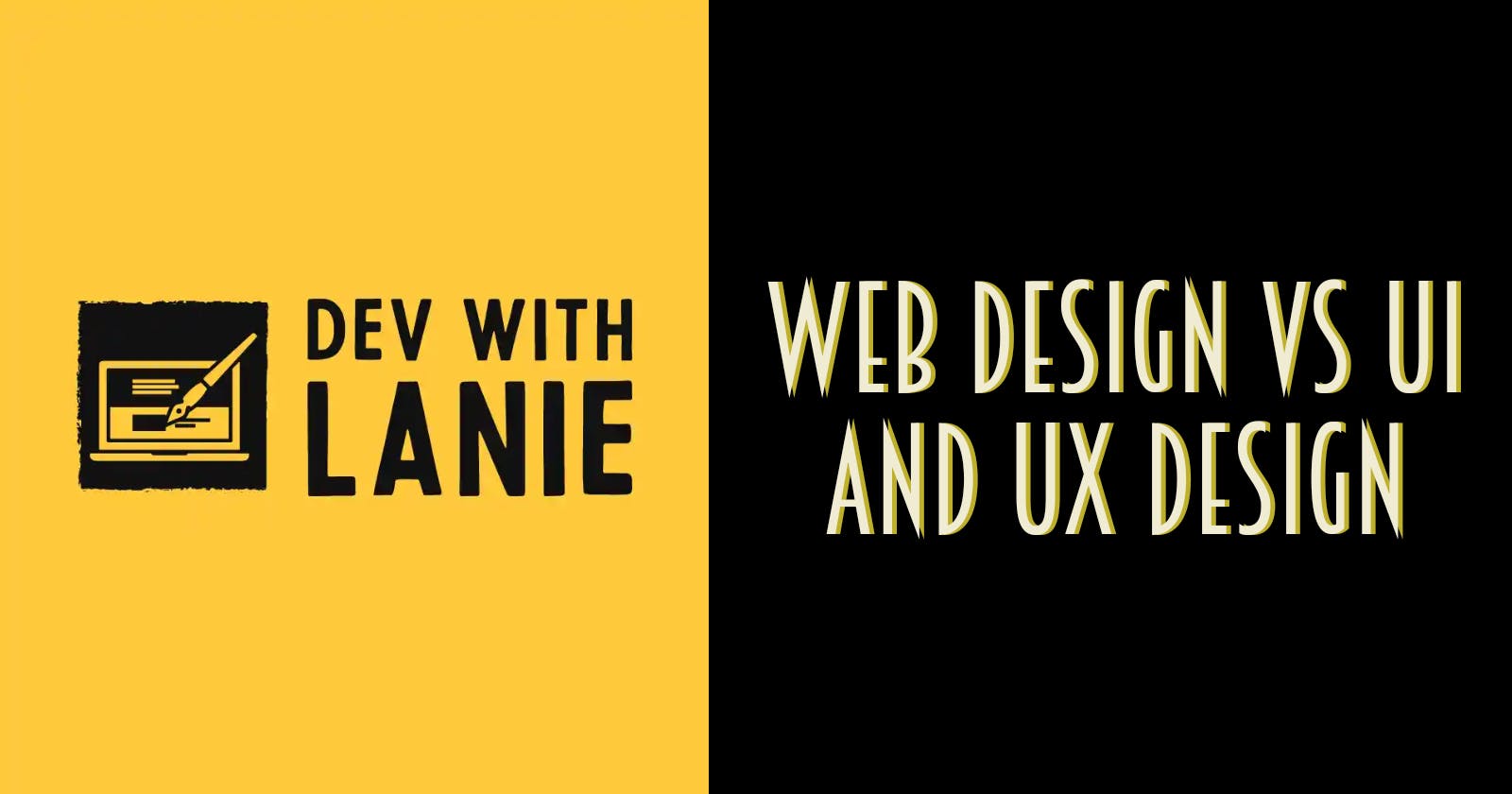Web design vs UI and UX design