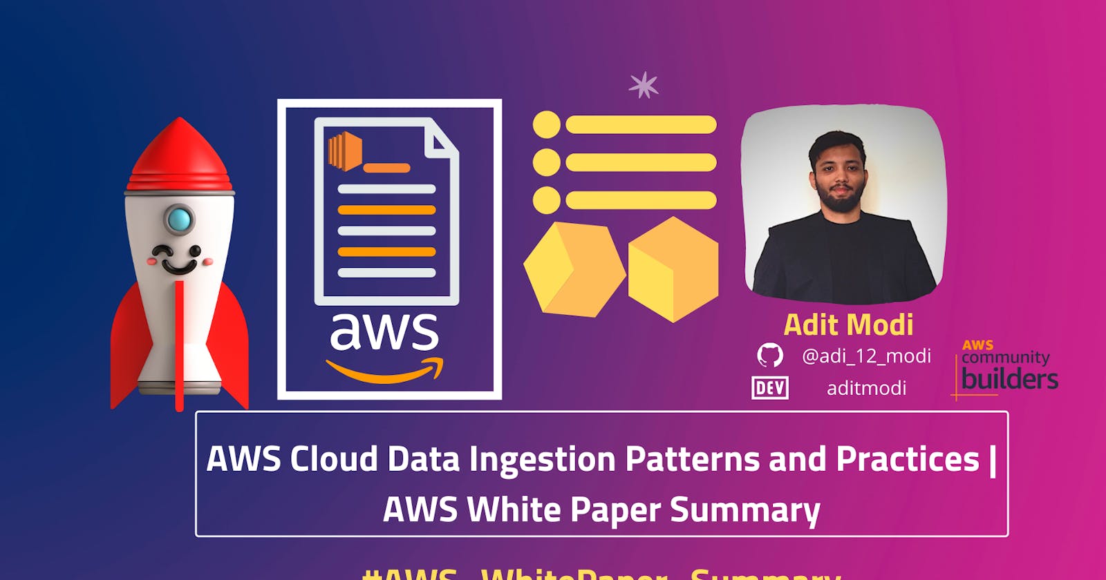 AWS Cloud Data Ingestion
Patterns and Practices | AWS White Paper Summary