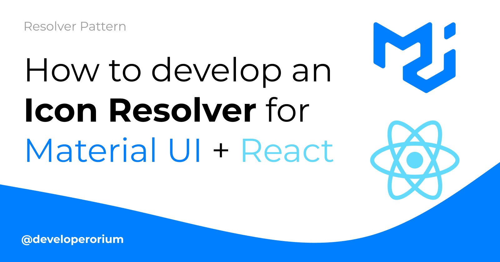 How to resolve Material Icons with a cool Resolver